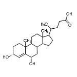 CAS#: 106460-50-8, (3alpha,6alpha)-3,6-Dihydroxychol-4-En-24-Oic Acid