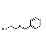 CAS 登录号：106782-22-3， 2-[(E)-(4-吡啶基甲基烯)氨基]乙醇