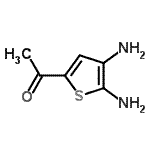 CAS 登录号：106850-15-1， 1-(4,5-二氨基-2-噻吩基)乙酮
