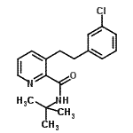 CAS 登录号：107285-30-3， 3-[2-(3-氯苯基)乙基]-N-(2-甲基-2-丙基)-2-吡啶甲酰胺