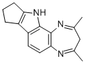 CAS#: 107369-97-1, 2,4-Dimethyl-8,9-cyclopentene-3H-(1,4)diazepine(2,3-g)indole