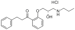 CAS#: 107381-36-2, 1-[2-[(2S)-2-Hydroxy-3-Propylaminopropoxy]Phenyl]-3-Phenylpropan-1-One Hydrochloride