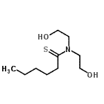 CAS 登录号：107716-72-3， N,N-二(2-羟基乙基)己烷硫代酰胺