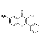 CAS 登录号：107915-41-3， 6-氨基-3-羟基-2-苯基-4H-苯并吡喃-4-酮