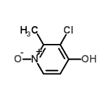 CAS 登录号：108004-93-9， 3-氯-2-甲基-4-吡啶醇1-氧化物