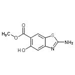 CAS 登录号：108128-42-3， 甲基2-氨基-5-羟基-1,3-苯并噻唑-6-羧酸酯