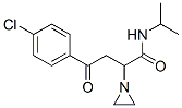 CAS 登录号:108260-28-2, 2-(氮丙啶-1-基)-4-(4-氯苯基)-4-氧代-N-丙-2-基丁酰胺
