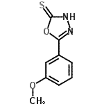 CAS 登录号：108413-55-4， 5-(3-甲氧基苯基)-1,3,4-恶二唑-2-硫醇