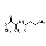CAS 登录号：108414-60-4， 甲基2-(丁酰基氨基)丙烯酸酯