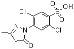 CAS#: 108469-42-7, 2,5-Dichloro-4-(3-Methyl-5-Oxo-4,5-Dihydro-1H-Pyrazol-1-Yl)Benzenesulfonic Acid
