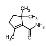 CAS 登录号：108573-16-6， 2,5,5-三甲基-1-环戊烯-1-甲酰胺