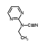 CAS 登录号：108789-61-3， 乙基(2-嘧啶基)氰胺