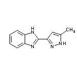 CAS 登录号：109073-55-4， 2-(5-甲基-1H-吡唑-3-基)-1H-苯并咪唑
