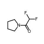 CAS 登录号：109872-83-5， 2,2-二氟-1-(1-吡咯烷基)乙酮
