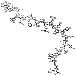 CAS#: 110084-95-2, L-Seryl-L-Glutaminylglycyl-L-Threonyl-L-Phenylalanyl-L-Threonyl-L-Seryl-L-alpha-Glutamyl-L-Tyrosyl-L-Seryl-L-Lysyl-L-Tyrosyl-L-Leucyl-L-alpha-Aspartyl-L-Seryl-L-Arginyl-L-Arginyl-L-Alanyl-L-Glutaminyl -L-alpha-Aspartyl-L-Phenylalanyl-L-Valyl-L-Glutaminyl-L-Tryptophyl-L-Leucyl-L-Methionyl-L-Asparaginyl-L-Threoninamide