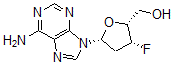 CAS 登录号：110143-09-4， [(2R,3R,5R)-5-(6-氨基嘌呤-9-基)-3-氟四氢呋喃-2-基]甲醇