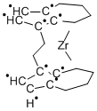 CAS 登录号：110173-61-0， [(7aS,7'aS)-1,2-乙烷二基二[(1,2,3,3a,7a-H)-4,5,6,7-四氢-1H-茚-1-亚基]]二甲基-锆