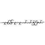 CAS#: 11031-47-3, (E)-4-[(1R,3R)-3-[(1E,3E,5E,7E,9E,11E,13E,15E,17E)-18-[(1R,3R)-3-[(E)-4-Hydroxy-3-Methyl-But-2-Enyl]-2,2-Dimethyl-6-Methylene-Cyclohexyl]-3,7,12,16-Tetramethyl-Octadeca-1,3,5,7,9,11,13,15,17-Nonaenyl]-2,2-Dimethyl-4-Methylene-Cyclohexyl]-2-Methyl-But-2-En-1-Ol