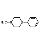 CAS 登录号：110521-50-1， 1-(2,4-环己二烯-1-基)-4-甲基哌嗪