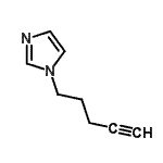 CAS 登录号：110528-65-9， 1-(4-戊炔-1-基)-1H-咪唑