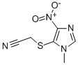 CAS#: 110579-01-6, 2-(3-Methyl-5-Nitroimidazol-4-Yl)Sulfanylacetonitrile