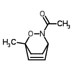 CAS 登录号：110590-34-6， 1-(1-甲基-2-氧杂-3-氮杂双环[2.2.2]辛-5-烯-3-基)乙酮
