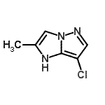 CAS 登录号：110701-34-3， 7-氯-2-甲基-1H-咪唑并[1,2-b]吡唑