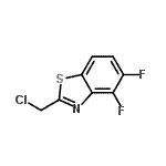 CAS 登录号：110704-22-8， 2-(氯甲基)-4,5-二氟-1,3-苯并噻唑
