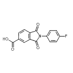 CAS 登录号：110768-19-9， 2-(4-氟苯基)-1,3-二氧代-5-异吲哚啉羧酸