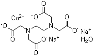 CAS 登录号:11079-03-1, 2,2',2'',2'''-(1,2-乙二基二次氮基)四乙酸钴(2+)钠盐水合物(1:1:2:1)