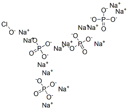 CAS 登录号:11084-85-8, 次氯酸四(磷酸)十三钠