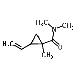 CAS#: 110890-16-9, N,N,1-Trimethyl-2-Vinylcyclopropanecarboxamide