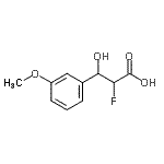 CAS 登录号：110915-68-9， 2-氟-3-羟基-3-(3-甲氧基苯基)丙酸