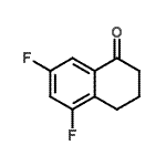 CAS 登录号：110931-79-8， 5,7-二氟-3,4-二氢-1(2H)-萘酮