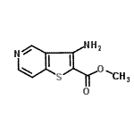 CAS 登录号：111042-92-3， 甲基3-氨基噻吩并[3,2-c]吡啶-2-羧酸酯