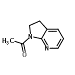 CAS 登录号：111097-45-1， 1-(2,3-二氢-1H-吡咯并[2,3-b]吡啶-1-基)乙酮