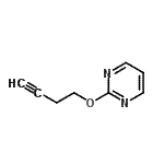 CAS 登录号：111097-47-3， 2-(3-丁炔-1-基氧基)嘧啶