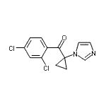 CAS 登录号：111262-22-7， (2,4-二氯苯基)[1-(1H-咪唑-1-基)环丙基]甲酮