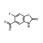 CAS 登录号：111332-15-1， 6-氟-5-硝基-1,3-苯并噻唑-2(3H)-酮