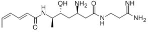 CAS#: 111337-85-0, (3R,5R,6R)-3-Amino-N-(3-Amino-3-Iminopropyl)-6-[[(2E,4Z)-Hexa-2,4-Dienoyl]Amino]-5-Hydroxyheptanamide