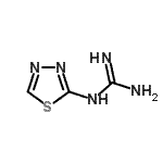 CAS 登录号：111393-94-3， 2-(1,3,4-噻二唑-2-基)胍