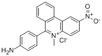 CAS 登录号:111415-82-8, 4-(5-甲基-2-硝基菲啶-5-鎓-6-基)苯胺氯化物