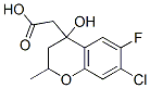 CAS 登录号：111477-47-5， 2-[(2R,4R)-7-氯-6-氟-2-甲基色满-4-基]过氧乙酸