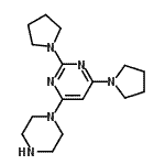 CAS#: 111641-17-9, 4-(1-Piperazinyl)-2,6-Di(1-Pyrrolidinyl)Pyrimidine
