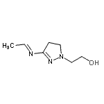 CAS 登录号：111677-92-0， 2-{3-[(E)-乙亚基氨基]-4,5-二氢-1H-吡唑-1-基}乙醇
