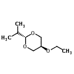 CAS 登录号：111682-64-5， 反式-5-乙氧基-2-异丙基-1,3-二恶烷