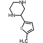 CAS 登录号：111760-40-8， 2-(5-甲基-2-噻吩基)哌嗪