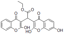 CAS 登录号:112222-66-9, 2-(2,7-二羟基-4-氧代苯并吡喃-3-基)-2-(2-羟基-4-氧代苯并吡喃-3-基)乙酸乙酯