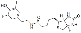 CAS#: 112242-37-2, N-(4-Hydroxy-3,5-diiodophenylethyl)biotin amide