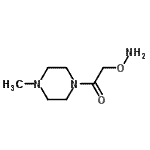 CAS 登录号：112257-39-3， 2-(氨基氧基)-1-(4-甲基-1-哌嗪基)乙酮
